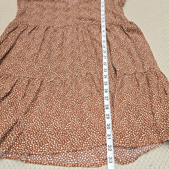 Impressions Women size Sm Baby Doll Dress Cottagecore Flowy Romantic Long Sleeve - Picture 4 of 9